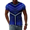 T-shirts pour hommes Personnalité Circuit Board Pattern 3D T-shirt Mode Casual Street Cool Col rond Top Hip-hop Tendance T-shirts à manches courtes