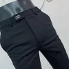 Abiti da uomo eleganti di alta qualità elastici e confortevoli pantaloni da ufficio sociali per ufficio moda casual vestibilità slim