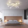 Taklampor lampor sovrum romantisk och mysig nordisk post-modern kreativ studiebelysning matsalslampa modern minimalist