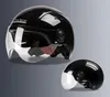 Jiekai capacete de equitação ao ar livre para homens e mulheres verão meio capacete protetor solar capacete de motocicleta quatro estações