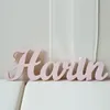 Decoratieve objecten beeldjes Gepersonaliseerde aangepaste naam houten letters bruiloft decoratie letters 230828