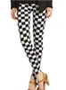 Leggings da donna CUHAKCI Graffiti Leggins con stampa fantasia floreale per donna Pied de poule Saldi Design elastico Vintage W056 230828