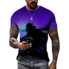 Heren T-shirts Zomer Mode Muzikale Elementen Grafische Mannen Trend Hip Hop Street Style Cool Shirt 3D Gedrukt Harajuku Tees tops