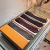 Luxury Men's Letter Tie Silk Ties Pattern Printing Jacquard Party Wedding Knitting Fashion Design With Box