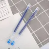 Penna gel per scrittura potente di grande capacità 0,5 mm Nero Rosso Blu Tubo ad ago Firma liquida per studenti di cancelleria creativa