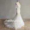 Urban Sexy Dresses DIDEYTTAWL 3D Flower Beaded Lace Off Shoulder Boho Mermaid Wedding Dress Sweetheart Court Train Bridal Gown Robe De Marie 230828