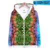 Felpe con cappuccio da uomo Tie Dye Flashbacks stampa 3D uomo/donna cerniera colorata pullover cappotti felpa da uomo oversize