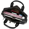 Torby laptopa Sbirds moda czarna skórzana teczka dla mężczyzn Męskie oryginalne torebki dla męskiej torebki w stylu koreański 230829
