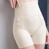 Body Shapers pour hommes Dames Couleur unie Taille haute Pantalon de ventre Post-partum et entraîneur de levage de hanche Costume d'anniversaire élégant coloré