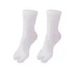 Men's Socks Japanese Style Tabi Toe Sports Trainer Running Finger Sock Breathable Solid Color Comfortable Cotton Calcetines