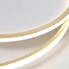 Ceiling Lights Nordic Home Decorative Lighting Gold/Black Round Metal Luminaire Modern Minimalist Ultra-Thin LED 6cm Arrival
