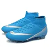 Sapatos de vestido Xihaha Homens Futebol Alto Top Treinamento Sapatilhas Cleaves Mens Original Turf Futebol Crianças Botas Futsal 230829