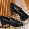 Cleaners Two Ways Pointed Toe Small Leather Shoes Women Flats Shallow Slip on Loafers Brogue Shoes Thick Heels Cut Out One Band Oxfords