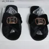 Design House New Women Faux Fur Winter Fashion Warm Shoes Woman Slip On Flats Female Slides Home Furry Slippers T230828 F3C3 RY PERS