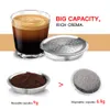 Coffee Filters Stainless Steel Capsule Reusable Machine Filter Suitable for Senseo System Espresso Crema Maker with Spoon 230828