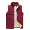 lamb cashmere waistcoat for men Brand Winter Jacket Men Vest Men Zipper Mens Jacket Sleeveless Casual Winter Waistcoat Men S-8XL HKD230828