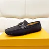 Lyxmärke män loafers läder casual slip på skor mocasines hombre loafer instappers heren mäns slip-ons italienska designers