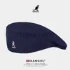 Cappelli a tesa larga Cappello Kangol Cappello a canguro Berretto Cappello casual Stile retrò britannico Indossare al contrario Cappello da pittore Cappello a rete Tendenza Stella della moda Stesso modello J230829