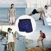 Caleçons étoiles la nuit hommes Boxer slips le respirant drôle haute qualité imprimé Shorts cadeaux d'anniversaire