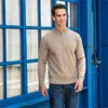 Mens Sweaters AIOPESON Argyle Cor Sólida Cardigan Homens Casual Qualidade Zipper Algodão Inverno Moda Cardigans Básicos para 230829