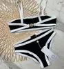 2023 Summer Beach Sunshine Costumi da bagno da donna Costumi da bagno firmati Bikini di lusso di fascia alta C lettera Cuciture a diamante costume intero sexy bikini a due pezzi