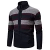 Maglioni da uomo Autunno Inverno Cardigan Uomo Giacche Cappotti Moda Cappotto slim fit lavorato a maglia a righe 230829