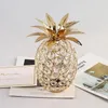 Decoratieve objecten Beeldjes Europese stijl Metaal Kristal Ambacht Fruitornament Appel Sydney Ananas Woonkamer Decoratie Creatief Thuis Cadeau 230829