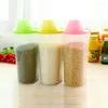 Бутылки для хранения кухонная диспенсер зерна с сухофруктными фруктами пищевые хлопья запечатанные пластырь -бак рис контейнер