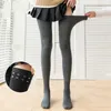 Women Socks Sexy Black White Soild Color Long Stockings Over Knee Thigh High The Lolita Ladies Warm