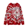 Erkek Sweaters High Street Spider Jacquard Mens Sweater Sonbahar Kış Amerikan Y2K Hip-Hop Trend Marka Çift Saklama Satışları İlk 230829