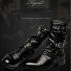 Buty jesienne zima śródbłonka skórzane męskie buty Futra designerska moda spiczaste palce motocykl zapatos de hombre 230829