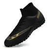 Sapatos de vestido Xihaha Homens Futebol Alto Top Treinamento Sapatilhas Cleaves Mens Original Turf Futebol Crianças Botas Futsal 230829