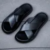 Chinelos De Verão Leve Tamanho Grande 38-47 Homens Cross Belt Sapatos Ao Ar Livre Moda Casual Legal Sandálias De Praia Macias