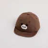 Ball Caps Soft Brim Autumn Children Snapback Hat Baby Girls Cartoon Panda Embroidery Baseball Cap Cotton Sun Hats For Kids Boys