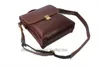 Laptop Bags Luxury Men Portfölj Portfölj Män läderhandväska Business Bag Attache Case Manlig äkta Crossbody Bag M002 230828