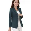 Blazer élégant à manches longues pour femmes, décontracté, mode professionnelle, bureau, Business, Slim, simple boutonnage, manteaux, nouveau, automne