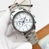 2023 Novos relógios masculinos All Dial Work Quartz Assista de alta qualidade Brand Luxury Brand Chronograph Clock Watch Rubber Watch Band Men Fashion Y01