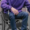 Borse portaoggetti Protezione per le gambe della sedia a rotelle Poggiapiedi Cinghie in tessuto Oxford Accessori di sicurezza Poggiapiedi Vitello
