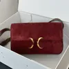 Suede Flap Bag Dames Designer Tas Schoudertassen Okseltas Dames Vintage Tas Portemonnee Nubuck lederen handtas Tote Bag Glad lederen interieur Luxe tas Verstelriem