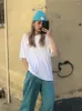 Calças femininas azul veludo mulheres estilo coreano 2023 moda oversize reta verão streetwear kpop perna larga calças femininas