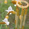 Decorative Figurines Love Angel Cupid Wind Chime Tube Hanging Ornament House Decoration Metal Pipe Clear Sound Chimes Bells Tubes