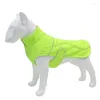 Vestuário para cães Pet Jaqueta Inverno Colete Zipper Casaco Queda Polar Fleece Grande Roupas Oxford Faixa Reflexiva Pano À Prova D 'Água Quente