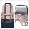 Laptop-Rucksack für Damen, Geschäftsreisetasche, Outdoor-Notebook-Rucksäcke, 14 Zoll, groß, dünn, wasserdicht, Computer-Rucksack, Rosa, HKD230828