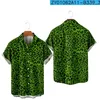 Erkekler Sıradan Gömlekler Hawaii Y2K Hombre T-Shirt Bank 3D Baskı Modeli Gevşek ve Konforlu Büyük Giyim