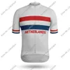 Велосипедные рубашки вершины Maillot Netherlands Nation Team Team Cycling Jersey с короткими рукавами для велосипедных велосипедных рубашек велосипед