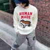 Мужские свитера 666 Уличная одежда для человека, приготовленная на человеке, Ниго Хараджуку. Лучший качественный хлопок повседневной топов. Пуловые толстовки для мужчин Unisex J230829