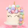 Altre forniture per feste per eventi 110 pezzi Arcobaleno Cake Topper Decorazione palline Inserto per torta fai da te Topper Decorazione per cottura per decorazioni per feste di compleanno 230828