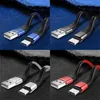 2.4A 1 M/3FT 2 M/6FT 3 M/10FT Micro Type C Gevlochten Legering USB kabel Voor Samsung S8 S20 S10 S21 Htc Android Telefoon Pc