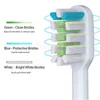 Cabeça de escova de dentes 6/12 PCS Lebooo ZR KKC Apiyoo Elétrica Substituir escova de dentes diamante com capa de proteção M1 I2 I3 M9 V2 I5 X3 MZ 230828