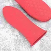 Table Mats 2pcs Silicone Honeycomb Non-slip Pan Handle Protective Sleeve Holder Cover (Large Size Small Red)